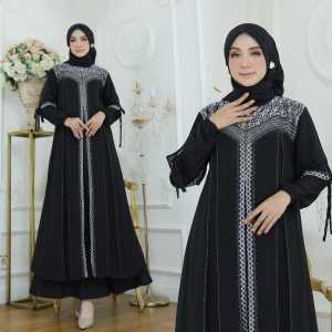 Abaya Turkey Arab Hitam Terbaru - Ayuni