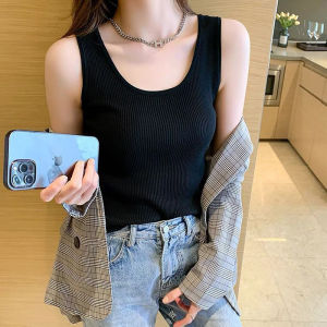 Áo Ba Lỗ Không Tay Mỏng Mùa Hè Cho Nữ Áo Lót Màu Trắng Áo Ba Lỗ Hở Lưng Áo Ba Lỗ Cổ Chữ V Áo Ba Lỗ Thường Ngày Áo Ba Lỗ Mùa Hè