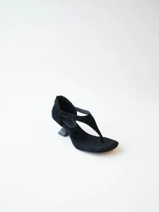 CAIZINI | Summery Toe-looped Back Zipper Multi-matching Chunky Heel Sandals