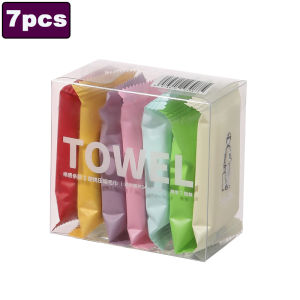 7/28pcs Disposable Washcloth Portable Travel Towel Thickened One-time Compressed Face Cleansing Beauty Square Towel