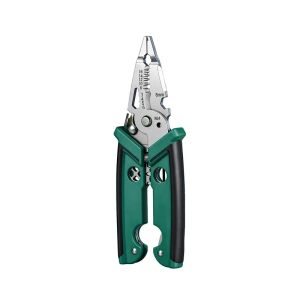 Dụng Cụ Bóc Vỏ Và Cắt Dây Đa Năng Cho Thợ Điện Làm Bằng Thép Carbon Tích Hợp Chức Năng Bóc Vỏ Và Cắt Dây.