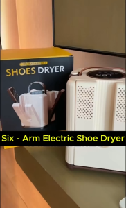 NEW UPGRADED 8TH GEN Foldable Shoe Dryer UV Sterilization 360° Hot Air Circulation Smart Timer Constant Temperature Fast Drying Portable Multipurpose Dryer for Shoes Boots Gloves Socks Home Dormitory Travel