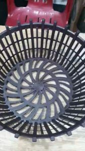 COMBO 5 CÁI Chậu giả gỗ nhựa có nan phụ màu nâu nhiều size - Hàng loại 1 (Msp 28254671017) -Mai Huy