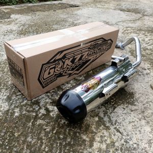 Knalpot Standar Metik Nmax Aerox pcx vario Beat Scoopy Genio Mio dll Suara Bass Adem Gaok77Racing