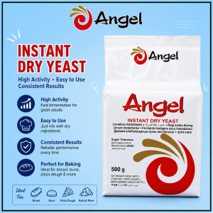 Angel Instant Dry Yeast 500g – Commercial Bakery Yeast for Sweet Bread & Pastries