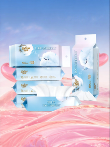 COROU | 100% Cotton Newborn Infant Hanging & Pull-Use Dry Wipes