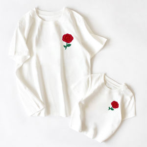 Beachside Hawaiian Vacation Floral Shirt Beach Maternity Dress Childrens Clothing Bohemian Cotton Polyester Blend Summer Outfit