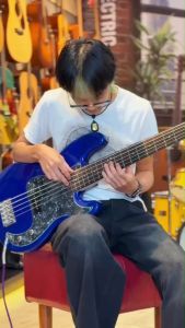 แถมฟรี กระเป๋าเบส กีตาร์เบส 5 สาย Century CB-22-5 PJ Bass เบสไฟฟ้า ทรง Precision Jazz ไม้ฮาร์ดวู้ด เลือกสีได้ ถ่ายจากสินค้าจริง