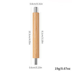 1pc Nail Art Nail Magnetic Stick Cat Eye Magnetic Rod Wooden Handle Cylindrical UV Gel Magnet Tools Double End Nail Design Tools