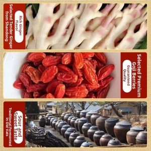 WENXIANGZAN | Fresh Wolfberry and Ginseng Pickled Ginger