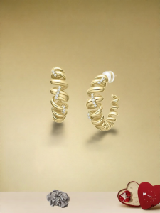 HEFANG Jewelry | Elegant Slimming Design Spaghetti Hoop Earrings