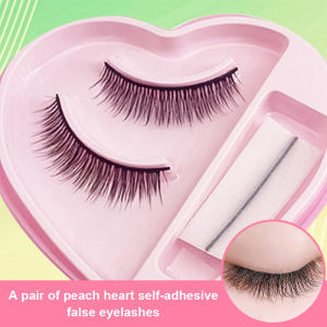 VEDO 💕COD Bulu Mata Palsu Perekat-diri Alami Ramping Tebal Perekat Lem Perekat Strip Bulu Mata Palsu