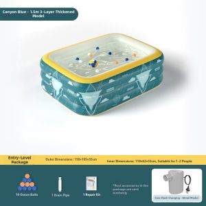 SkyBaby | Thickened Automatic Inflatable Foldable Baby Pool