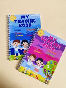My Tracing Book Personalized Name Shapes Numbers Alphabet Lines Colors 55 pages A5 notebook SIZE FREE 1 PENCIL FAST SHIPPING
