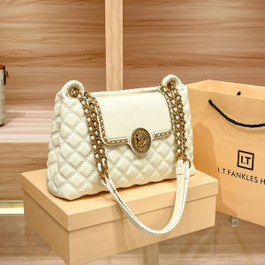 Valentines Day Gift Genuine Leather Chain Tote Bag Large Capacity Womens Bag Shoulder Bag New 2025 Fashion Soft Handbag