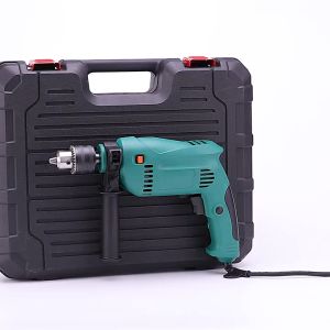 REAIM Impact Drill High Power 1100W Power Tool Original Variable Speed Electric Power Tools 32pcs Set barina drill set hammer drill bit with case