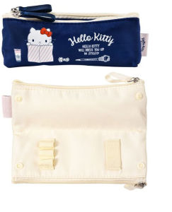 Cute Cartoon Large‑Capacity Portable Pen Pouch Multifunctional Desktop Stationery Storage Organizer Daily Use Supplies