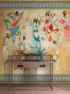 Tranh Trang Trí Tường Phong Cách Trung Hoa Chống Thấm Nước Tranh Trang Trí Phòng Khách Phòng Làm Việc Tranh Phong Cảnh Chụp Ảnh Tranh Phong Cách Tây Tạng