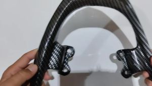 Behel Mio Sporty Carbon Hydrograpic WTP Begel Mio Sporty High Quality TRG PNP Yamaha Mio Sporty