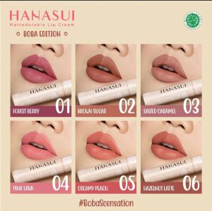 Hanasui Boba Edition Lipstick Liquid Lip Cream Double