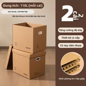 deli | Hộp Giấy Bìa Dài Lâu Có Vách Ngăn để Chuyển Nhà