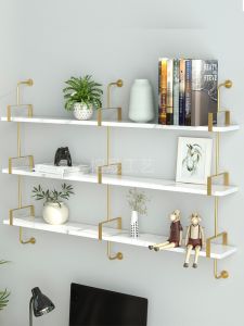 ตู้เสื้อผ้าติดผนังแบบติดผนัง รั้วหน้าตึก ตู้หนังสือ ตกแต่ง ชั้นวางของ แผ่นรองแบบยาว สไตล์เรียบง่ายแบบสมัยใหม่ สำหรับผู้ใหญ่