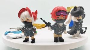 Bandai | Hot Selling Delta Force Hawk Ops PVC Action Figures Set - 6Pcs Game Character Statues Collectible Toys for Display & Collection