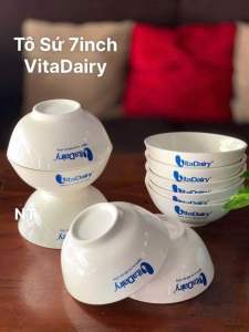 TÔ SỨ TRẮNG 7 INCH