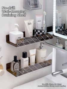 YA JIA LI JIA | No-Drilling Wall-Mounted Storage Shelf