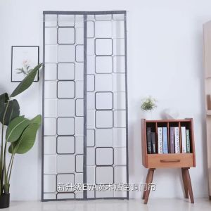 【Clearance sale】 Air Conditioner Room Kitchen Magnetic Screen Door Magnetic Thermal Insulated Mesh Screen Door Curtain