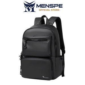 MENSPE Men 14inch Laptop Backpack Waterproof Travel Backpack Business Bag College Backpack Shoulder Bag Anti Theft Back Pack School Bag for Men