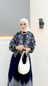 Gamis Twill Rayon Candi Mekar 2024 JUMBO BUSUI FRIENDLY Homey Dress Muslim