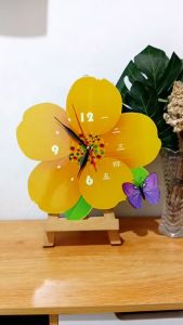 UC- 08 Jam Dinding Ukir Sweet Home MATAHARI Hiasan dinding Ruang tamu/ kamar tidur/Dll