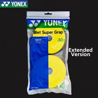 Sweat-Absorbent Extended Big Roll Badminton Grip Tape 30pcs