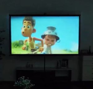 Fiberglass Tripod Projector Screen with  free tripod  and Portable Fiberglass Projector Screen  16:9 HD Projector Screen