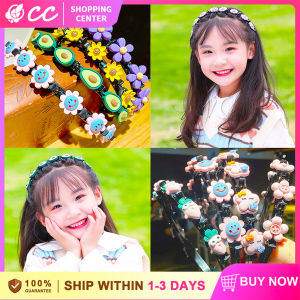 Cute Cartoon Braided Hair Headband for Kids Headband with Clips for Girls Hairband Hair Accessories Little Princess Hair Accessories
