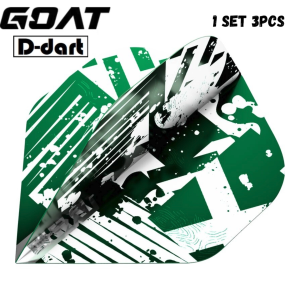 Goat Dart Flights - Fairway Standard 100 Micron Darts Flight Soft and Steel Dart (SAYAP ARROW)
