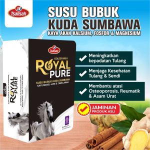 Susu Kuda Sumbawa Gold Milk Royal Pure Susu Bubuk Isi 10 Sachet