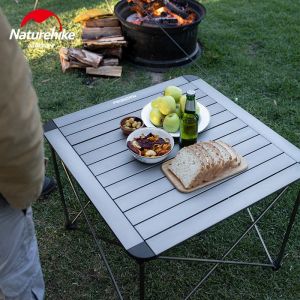 Naturehike Camping Table Outdoor Dining Table Portable Folding Table Aluminum Alloy Collapsible Desk For Barbecue Picnic