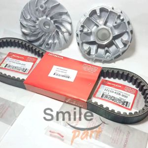 Paket CVT Vanbelt KZR Vario 125 FI Vario CBS + Kipas & Rumah Roller Vario 125 Honda V Belt Vario 125