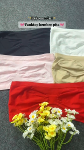 ONEFASHIONMALL Kemben Seamless Wanita Tanpa Tali Anti Slip Bra Crop Tanpa Busa BR034