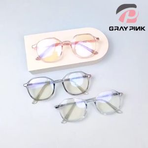 GENTLE FAWN Kacamata Antiradiasi Blueray Korean Style Metal Bisa Minus Antiradasi Blueray Photocromic Anti UV Fashion Wanita Terbaru 2053