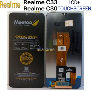 ORIGINAL MEETOO LCD TOUCHSCREEN REALME C33/C30 FULL SET