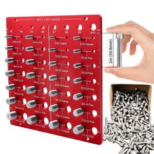 Nut and Bolt Thread Checker Thread Identifier Gauge Nut Bolt Screw Identibolt  28 Bolt Standard Sizes  Measuring Identifier Tool