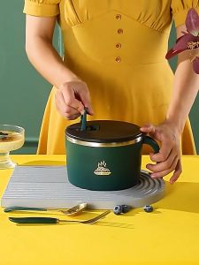 900ML Instant Noodle Bowl 304 Stainless Steel With Handle Bekas Mee Segara Noodles Cup Lunch Box Soup Mangkuk