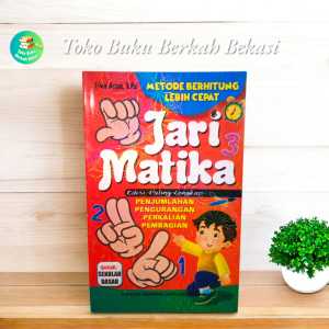buku metode berhitung lebih cepat jarimatika (15×25 cm)