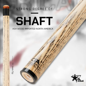 CRICAL Technologia Shaft for Pool Cue Tiger Tip Selected Ash Wood Shaft 11.5mm 3/8*8 Radial Pin Joint Single Shaft
