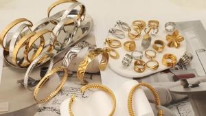 Unique stainless steel PVD plated 18K gold-plated open bracelet non fading fashionable womens wrist jewelry gift