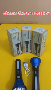 ĐÈN PIN CẦM TAY LS-5288 3W CHÓA 5.5CM 2 CHẾ ĐỘ SÁNG (SÁNG ĐÈN + ĐÈN LED BÊN HÔNG)