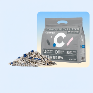 Cator | Odor Control Activated Carbon Dust Free Clay & Tofu Cat Litter 1.5mm